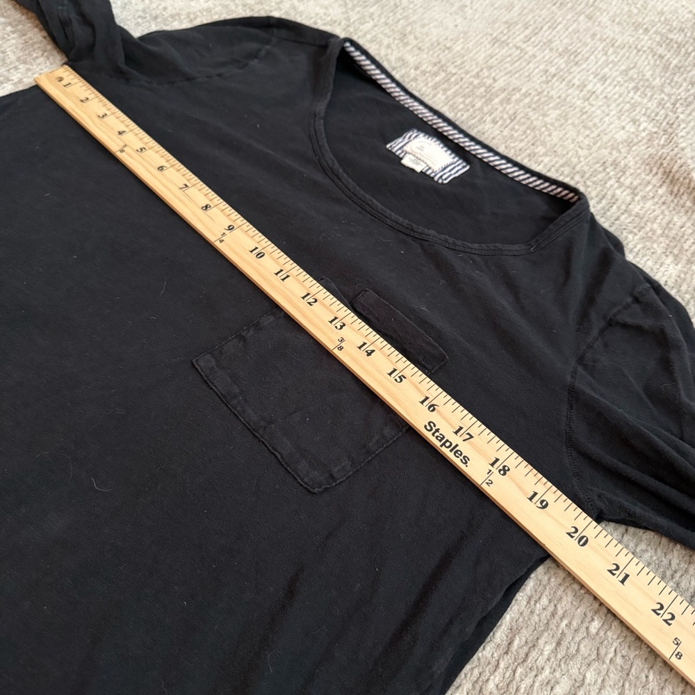 Postmark‎ by Anthropologie Black Long Sleeve Pocket Tee – Size Large - Picture 7 of 8